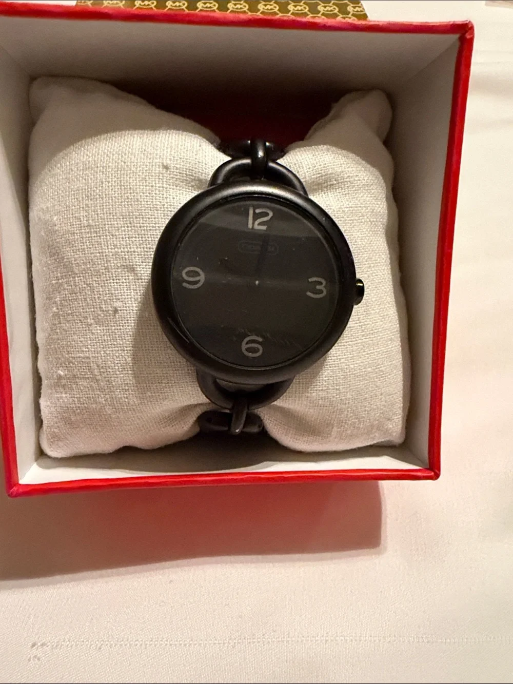 Coach Women's Sammy Black IP Stainless Steel Bracelet Watch
